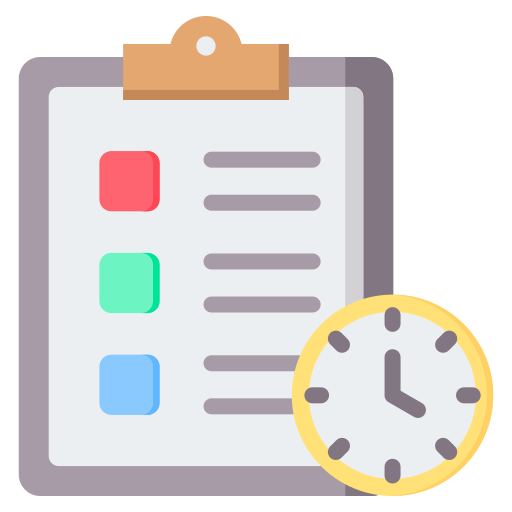 Planning - Free time and date icons