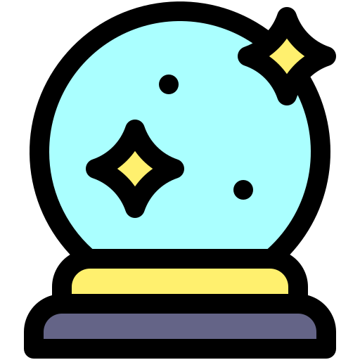 bola de cristal icono gratis