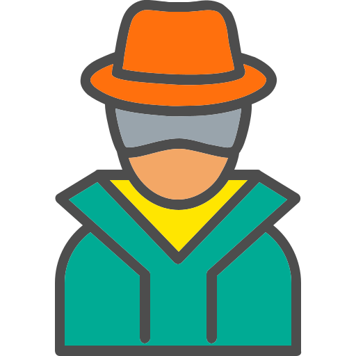 Spy Generic Outline Color icon