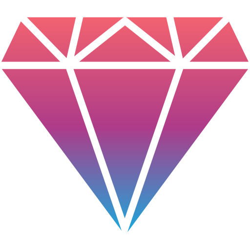 Diamond Generic Flat Gradient icon