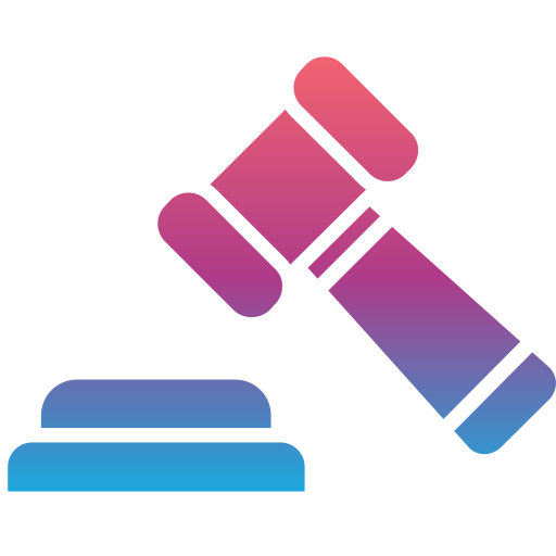 Gavel Generic Flat Gradient icon