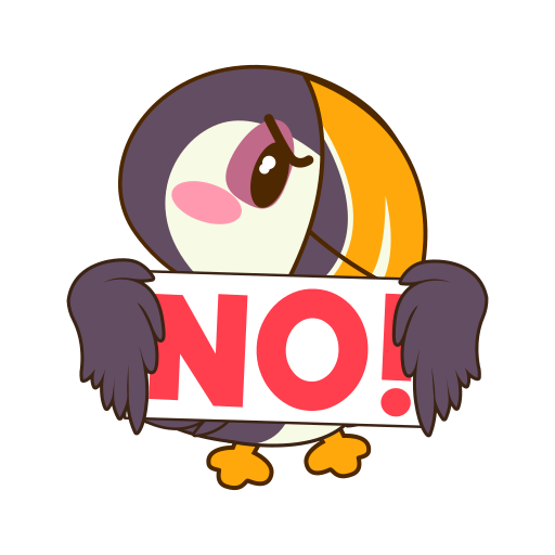 No free sticker