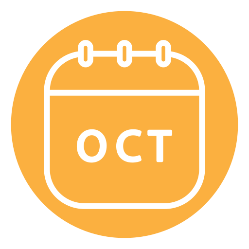 octubre icono gratis