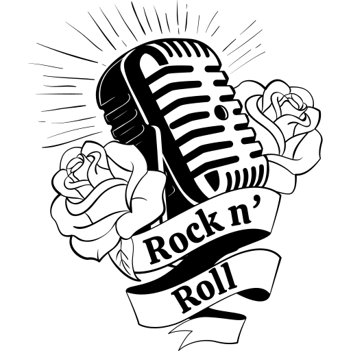 Premium Vector  Nine rock and roll stickers