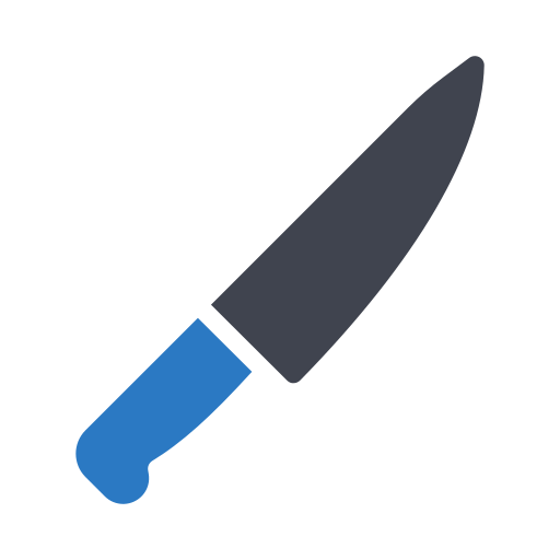 Knife Generic Blue icon