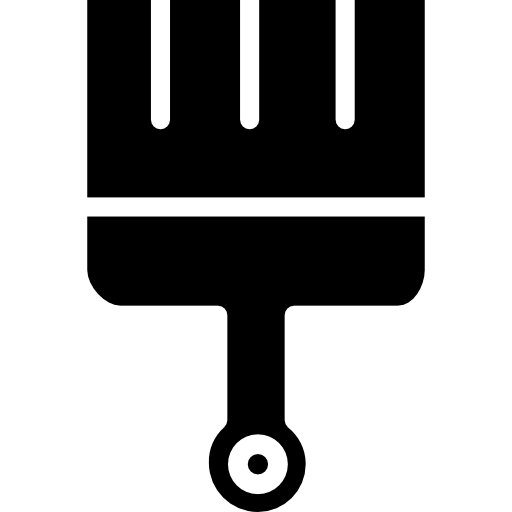 cepillo de pintura icono gratis