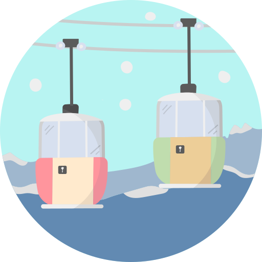 teleférico icono gratis