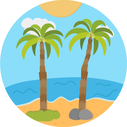 Coconut tree - Free travel icons