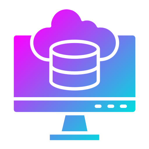 base de datos en la nube icono gratis