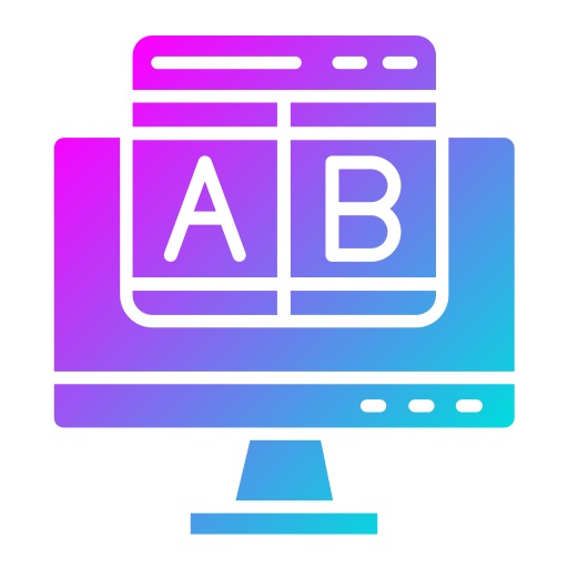 prueba de ab icono gratis