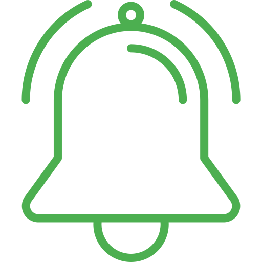 Notification bell Generic Simple Colors icon