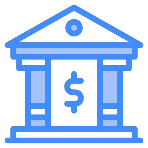 Bank Generic Blue icon