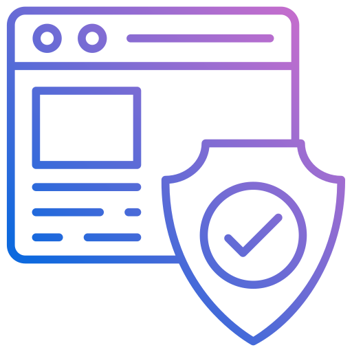 seguridad web icono gratis