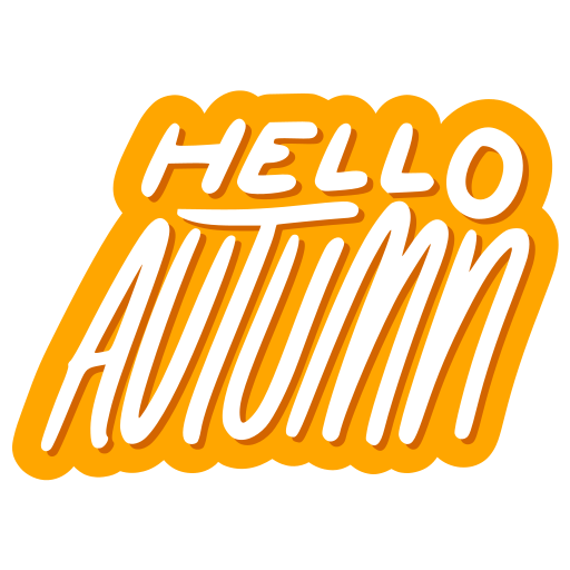 Autumn free sticker