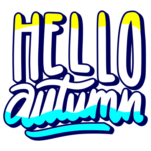 Autumn free sticker