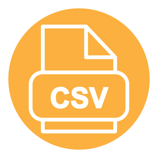 csv icono gratis