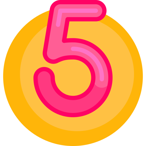 5 - Free education icons