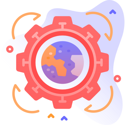 Global economy Special Ungravity Gradient icon