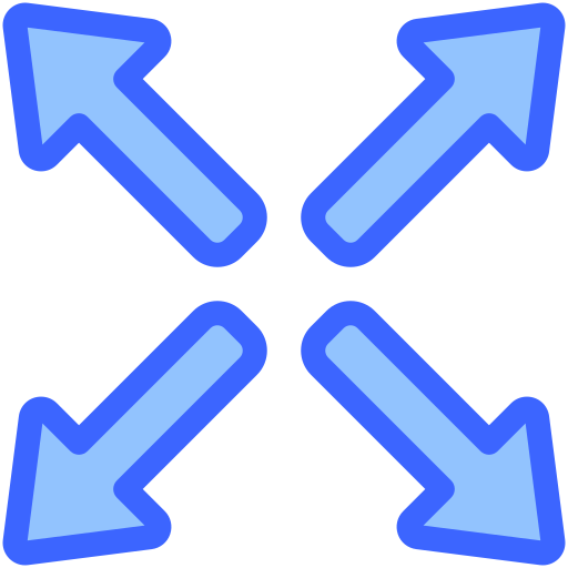 Expand Generic Blue icon