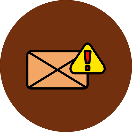 correo no deseado icono gratis