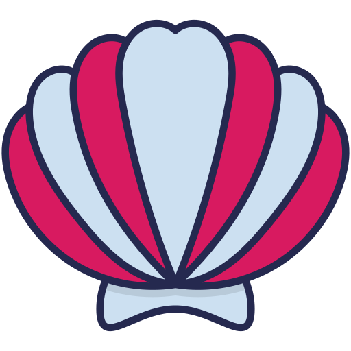 Scallop Generic Outline Color icon