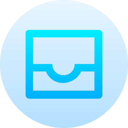 Inbox Generic Flat Gradient icon