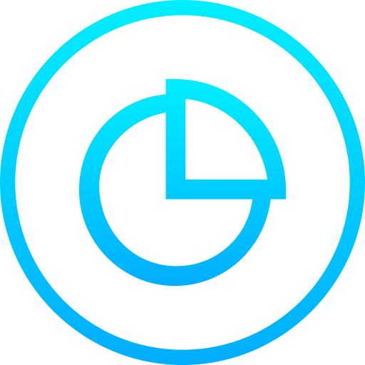 gráfico circular icono gratis