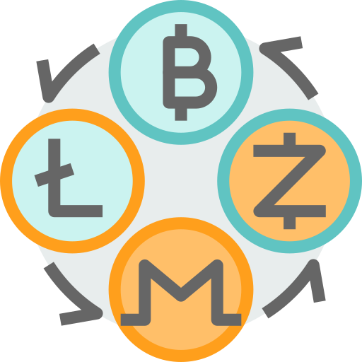 cryptocurrency flat icon free