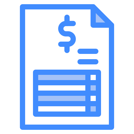 Invoice - free icon