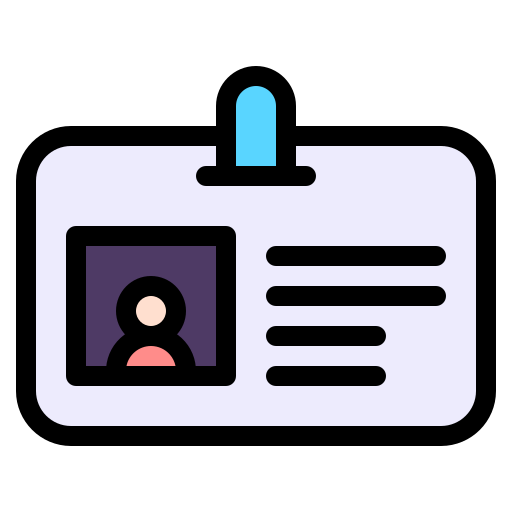 ID card - free icon