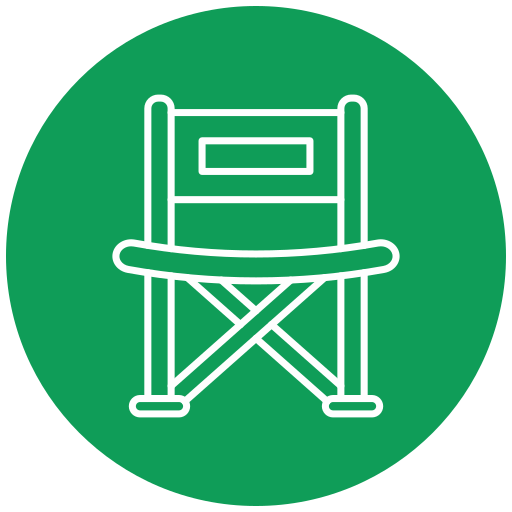 Camping chair Generic Flat icon