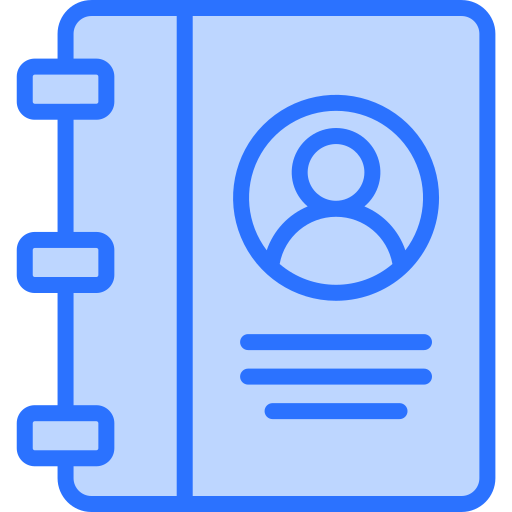 Phone book free icon