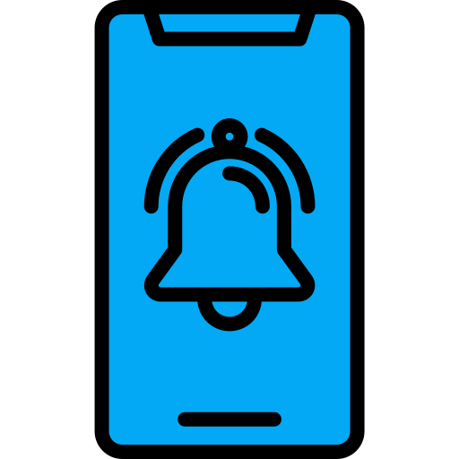 Notification bell Generic Outline Color icon