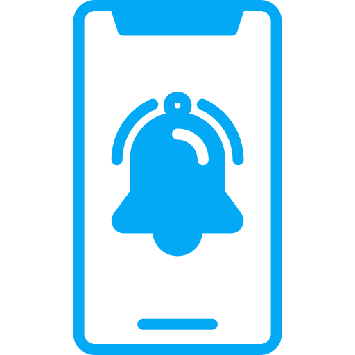 campana de notificación icono gratis