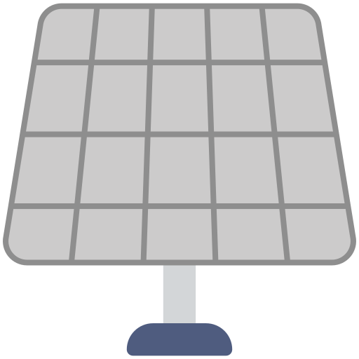 panel solar icono gratis