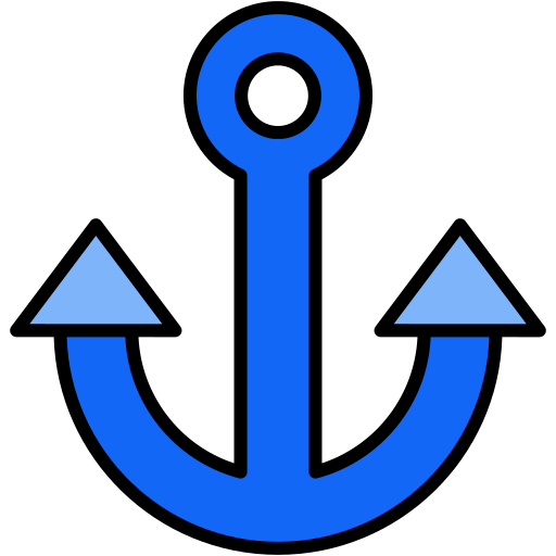 Anchor - free icon