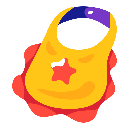 bavoir gratuit sticker