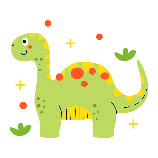 Apatosaurus Stickers - Free animals Stickers