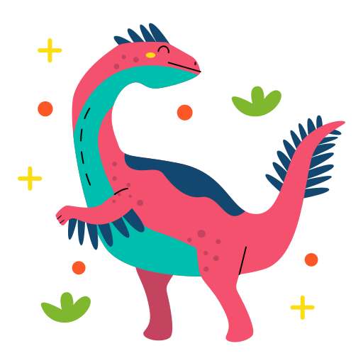 deinonychus gratis sticker