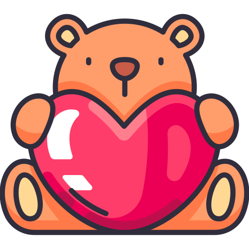 oso de peluche icono gratis