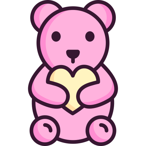 oso de peluche icono gratis