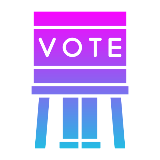 Cabina de votación icono gratis