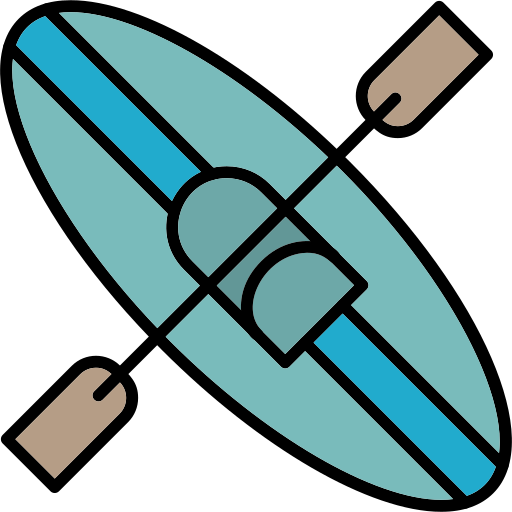 Kayak Generic Outline Color icon