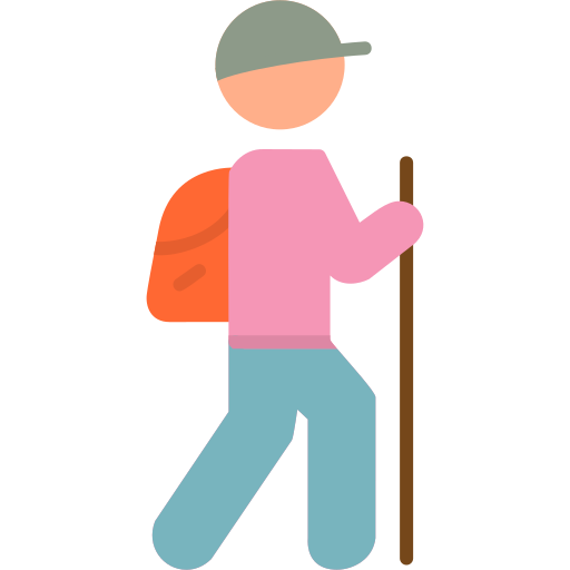 Hiking Generic Flat Icon