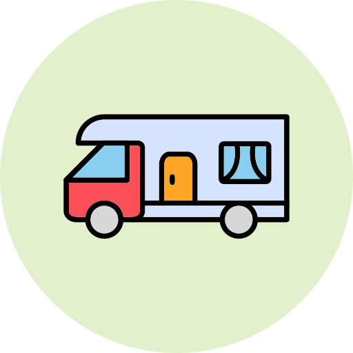 Caravan Generic Outline Color icon