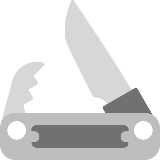 cuchillo de bolsillo icono gratis