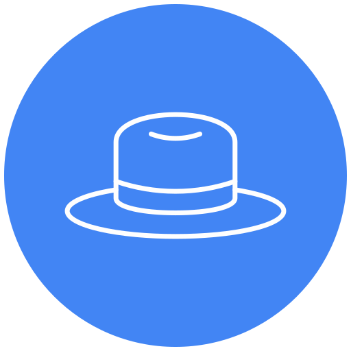 sombrero de fieltro icono gratis