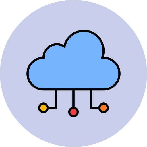 Cloud Computing Generic Outline Color icon