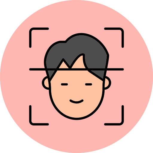 Face recognition Generic Outline Color icon