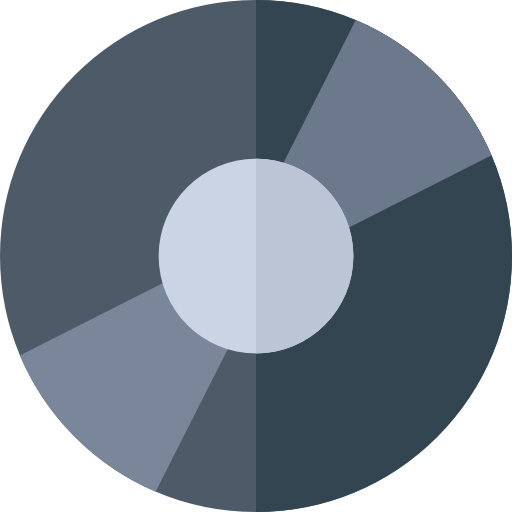 Disc Basic Straight Flat icon